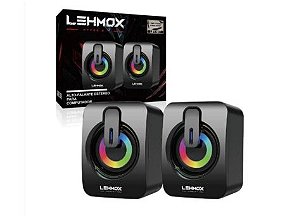 Mini Caixa de Som para PC/Notebook 6W LEY-1917 - Lehmox