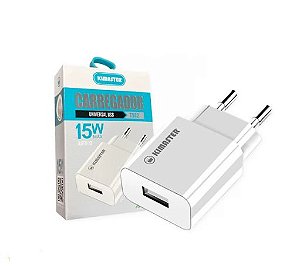 Carregador USB 15W T502 Kimaster - Branco