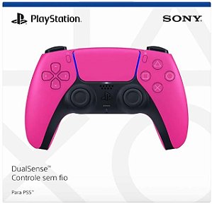 Controle Sony DualSense PS5, Sem Fio, Nova Pink