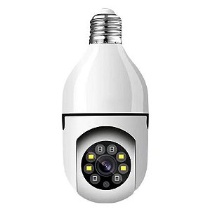 Câmera De Segurança Interna Wi-fi IP Lâmpada G4-5 KAPBOM