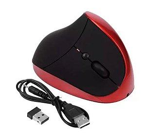 Mouse Vertical Sem Fio 2.4Ghz USB dw-882 Durawell
