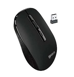 Mouse Sem Fio preto Wireless 2.4g HS-762 - HRebos
