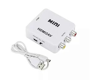 Mini Adaptador Conversor de HDMI X 3RCA AV KP-3455
