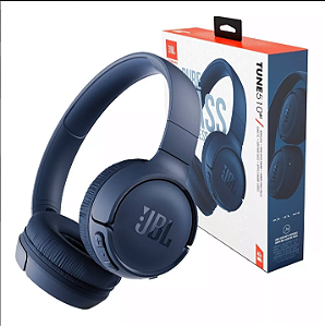 Fone de Ouvido Bluetooth Original JBL Tune 510BT Pure Bass Azul
