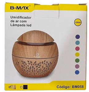 Umidificador e Aromatizador de ar com Lâmpada de Led Bmax - BM058