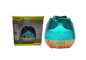 Difusor 400ML Umidificador Aromático Grande Para Óleos Essenciais com Controle, Timer e LED Bmax BM083