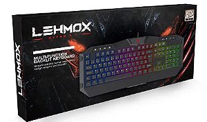 Teclado Gamer Multifuncional Luminoso RGB Lehmox GT-T5