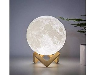 Umidificador Noturno Lua Cheia Led Usb 1500 ML Luatek
