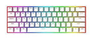 Teclado Jogos Redragon Dragonborn K630W Rgb Branco Inglês Com Fio