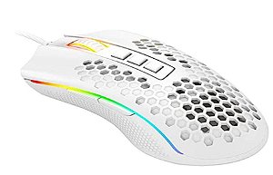 Mouse Gamer Redragon Storm Elite RGB Lunar White M988W-RGB, Branco
