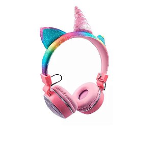Fone De Ouvido Sem Fio Bluetooth Unicórnio Para Crianças ej-052