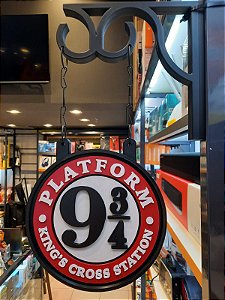 Placa Platform 9 3/4 Herry Potter 3D