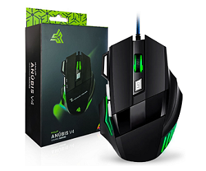 Mouse Gamer Usb 2400 Dpi com Led 7 Botões Knup - KP-V4