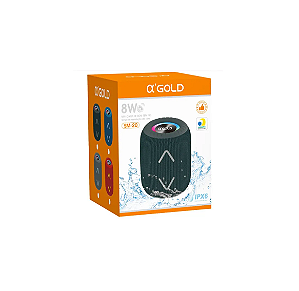 Caixa de som Bluetooth 8w A'gold SM-20
