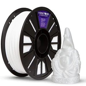 Filamento PLA Branco Off White Velvet High Speed Premium - 1Kg