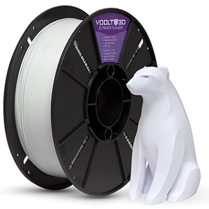 Filamento PLA Branco Velvet High Speed Premium - 1Kg