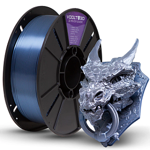 Filamento PLA Azul Titanium V-Silk High Speed Premium - 1Kg