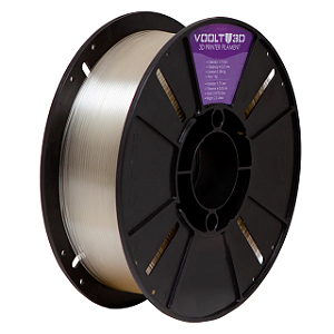 Filamento PETG HF Natural Translúcido High Fluidity Premium - 1Kg