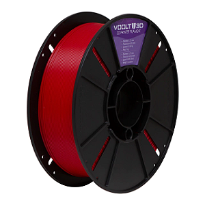 Filamento PETG HF Vermelho High Fluidity Premium - 1Kg