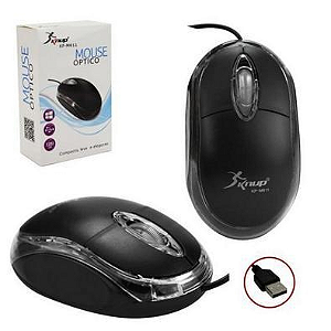 Mouse Usb, Óptico Com Led Knup, KP-M611