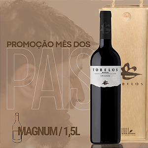 TOBELOS CRIANZA MAGNUM 1,5L COM CXA DE MADEIRA