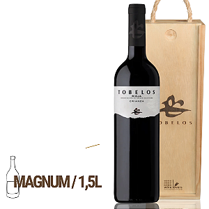 TOBELOS CRIANZA MAGNUM 1,5L COM CXA DE MADEIRA