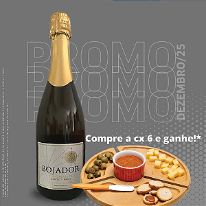 CAIXA BOJADOR ESPUMANTE EXTRA BRUT C/6 + BRINDE