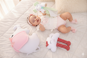 ALMOFADA ELEFANTE GR. - HIPOALERGÊNICO - ARTESANAL