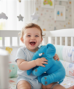 ALMOFADA ELEFANTE MÉDIO - HIPOALERGENICO