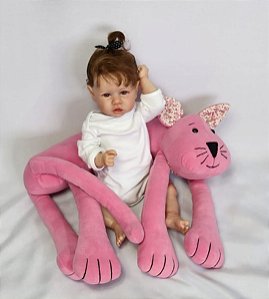 ALMOFADA DE PESCOÇO GATINHA - HIPOALERGENICO - ARTESANAL