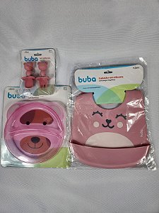 KIT BUBA HORA DA PAPINHA ROSA