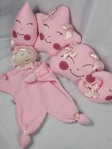 KIT ALMOFADA DE BERÇO COM NANINHA