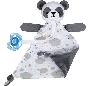 NANINHA PANDA COM PRENDEDOR DE CHUPETA