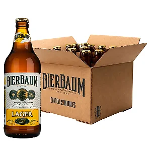 Caixa com 12 Cervejas Lager Bierbaum 600ml | Artesanal Puro Malte