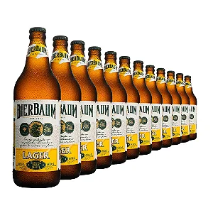 Caixa com 12 Cervejas Lager Bierbaum 600ml | Artesanal Puro Malte
