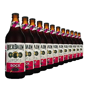 Caixa com 12 Cervejas Bock Bierbaum 600ml | Artesanal Puro Malte