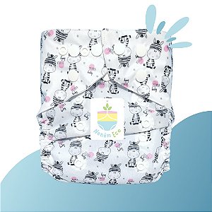 Fralda Ecológica Aquática Zebrinha