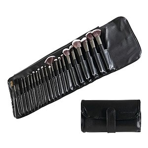 Kit de Pincéis de Maquiagem com 22 Peças e Estojo Marco Boni (MB1581)