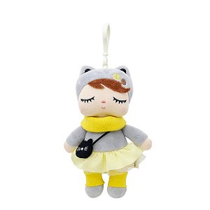 Boneca Metoo Mini Angela Floresta Gatinha Original- 18cm