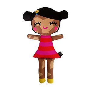 Boneca de Pano Inclusiva Aninha Vitiligo - G