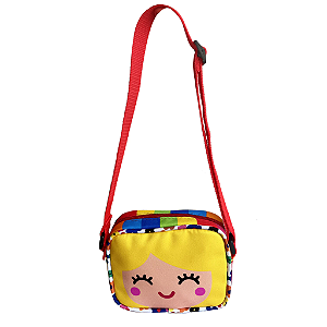 Bolsinha Infantil Transversal Boneca Loirinha