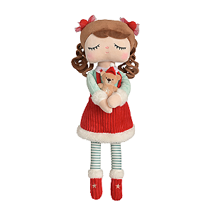 Boneca Metoo com caixa Nina Natal Original