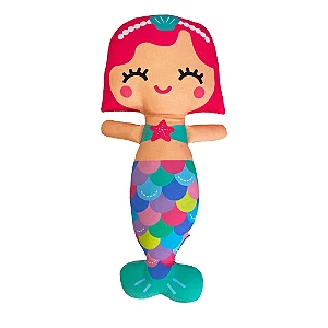 Boneca de Pano Sereia Pink - G