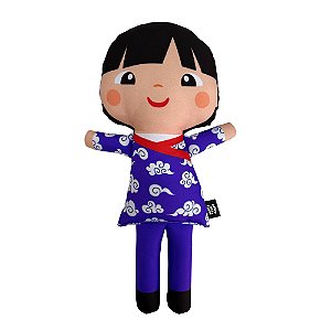 Boneco de Pano Inclusivo Oriental Gustavo - G