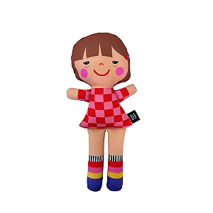 Boneca de Pano Inclusiva Lucy T21 Síndrome de Down - P