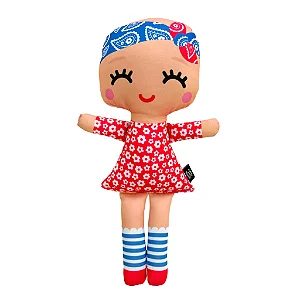 Boneca de Pano Inclusiva Vicky em Tratamento de Câncer - G