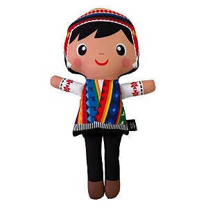 Boneco de Pano Inclusivo Chollito Peruano - G
