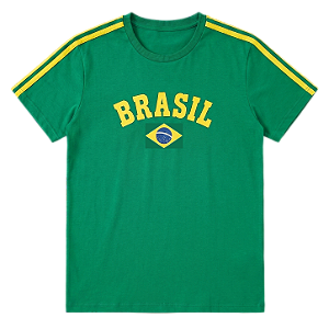 Camiseta Brasil Verde Bandeira - Unissex