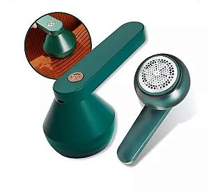 Papa Bolinha Recarregável: Tira Pelos Elétrico Potente - Preto