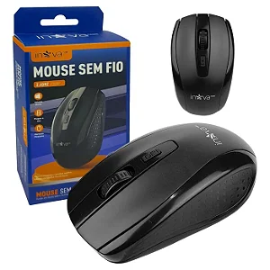 Mouse Sem Fio 2.4ghz - INOVA - M20100 - Preto